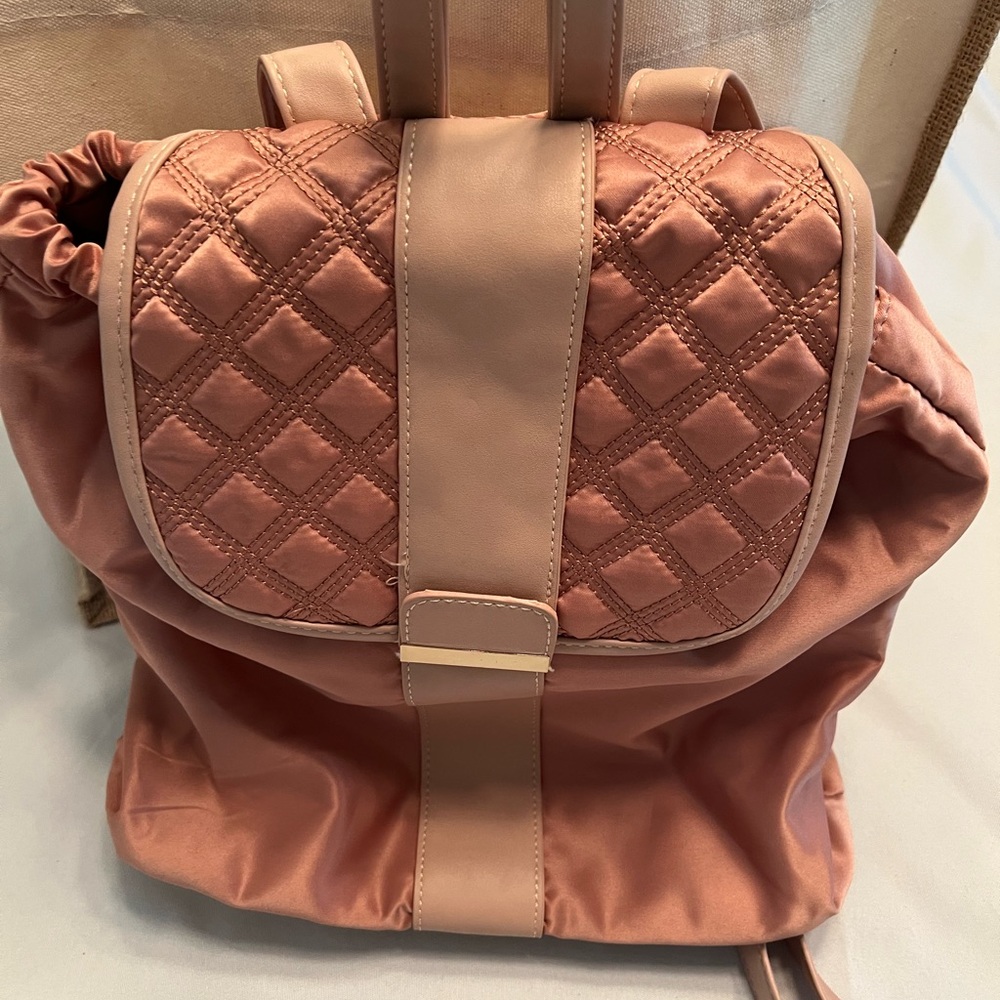 Quilted Pink European Design Backpack